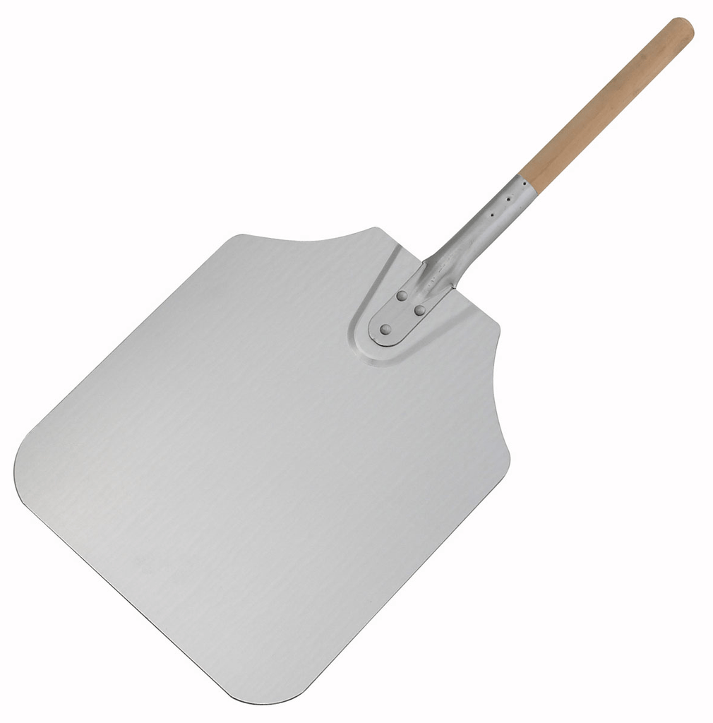 Winco - Aluminum Pizza Peel with Wooden Handle