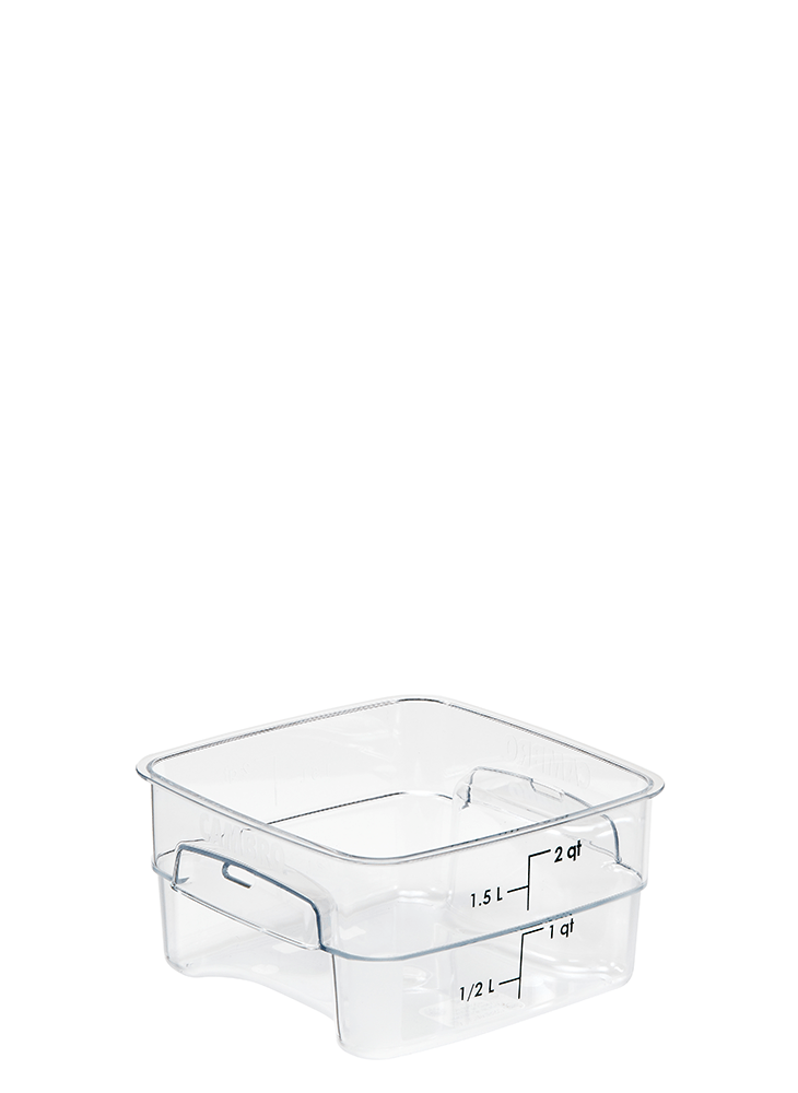 Cambro 6SFSPROCW135 CamSquare® FreshPro Food Container