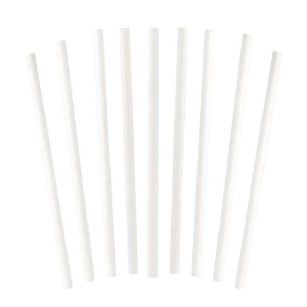 Compostable Straw - Wrapped PLA Cardboard with Polyethylene Coating - –