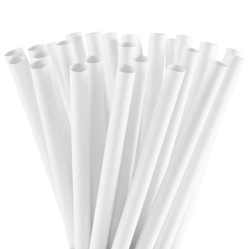 100 /200 PC disposable straws 15cm color white transparent soy milk juice  yogurt pointed hard straw Disposable Kitchenware