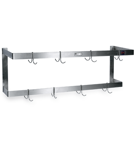 Commercial Pot Racks IFoodEquipment Ca   John Boos Prw2 Wall Mounted Double Bar Stainless Steel Pot Rack 39400214593774 480x480 