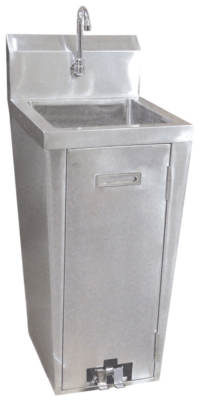 Omcan - Stainless Steel Pedestal Sink – iFoodEquipment.ca