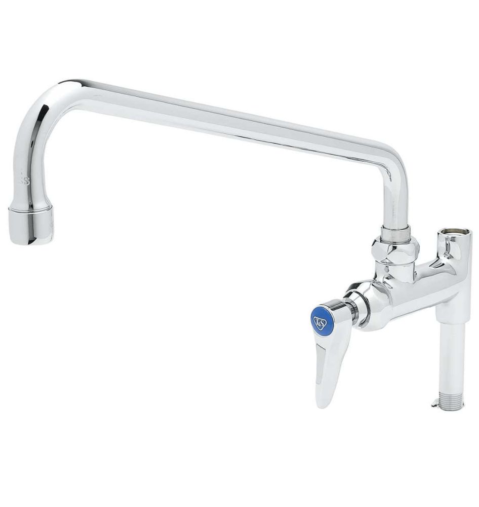T&S Brass B-0156 - Add-On Faucet with Lever Handle - 12 Nozzle –