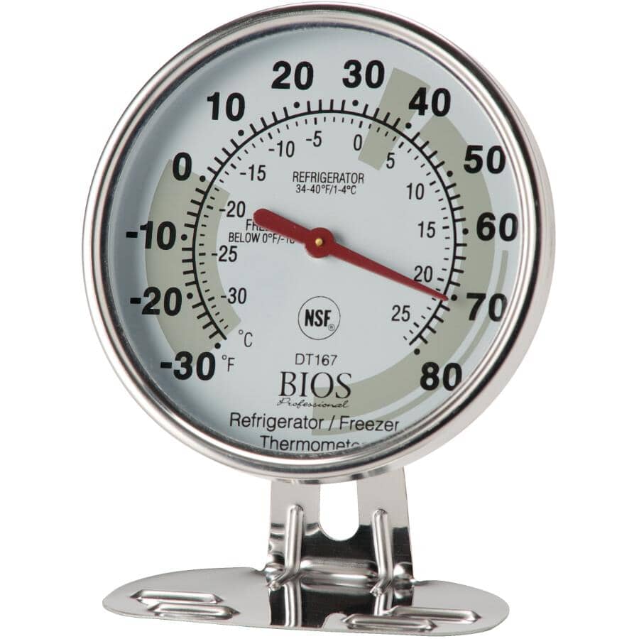 Bios Pre-Programmed Cooking Thermometer and Timer Gray