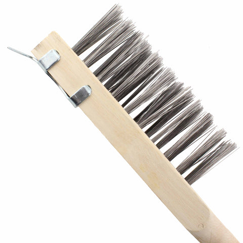Browne 574267 - Medium Bristle Charbroiler & Grill Cleaning Brush –
