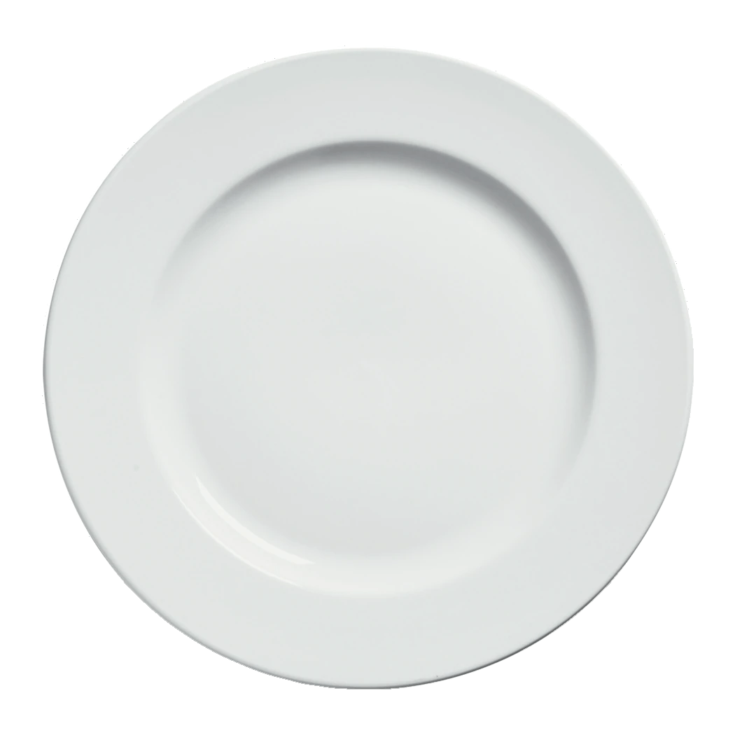 Classic Round Dessert Plate Timberline White