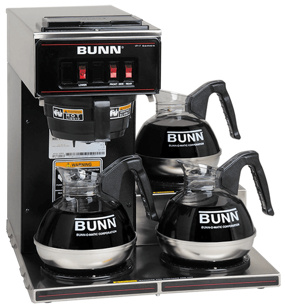 bunn 3 pot coffee maker