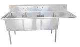EFI 3 Compartment Sink