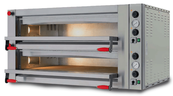 Peerless CE42PESC - Electric Pizza Ovens with Two 7 High Decks