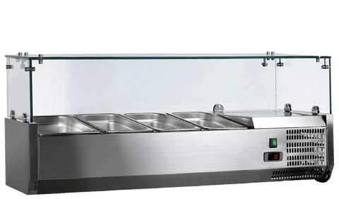 Omcan Refrigerated Topping Rails