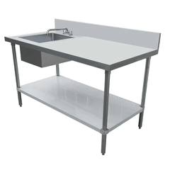 Omcan Work Table with Sink