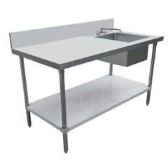 Omcan Work Table with Sink