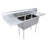 Omcan 2 Compartment Sink