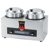 Vollrath CM-24 - Food Rethermalizer with Two Insets - 1100w