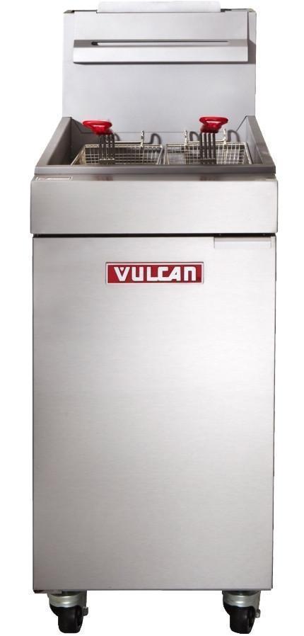 Vulcan LG400 - 45-50 lb. Gas Floor Fryer - 120,000 BTU