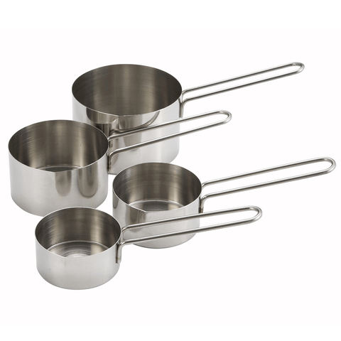 Browne 746108 Stainless Measuring Spoon Set: 1/4, 1/2, 1 teaspoon & 1  Tablespoon